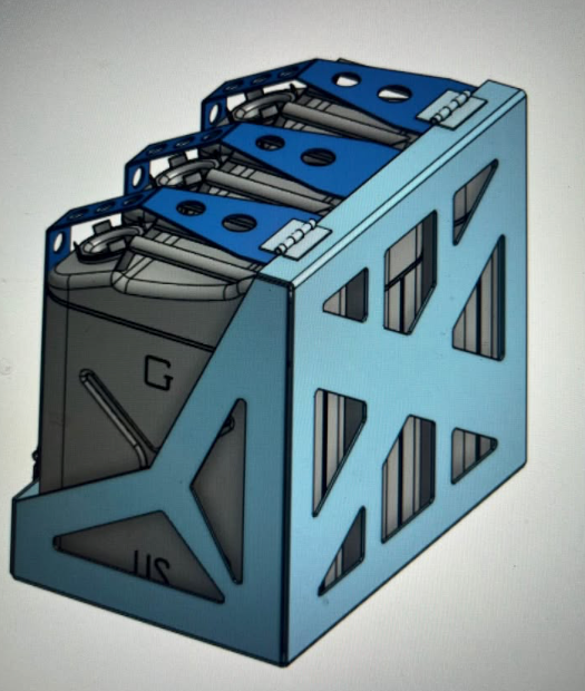 3 Jerry Can Mount image 1