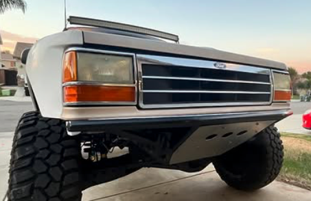 FORD GEN 1 EXPLORER FRONT BUMPER WITH POLISHED SKID PLATE image 0