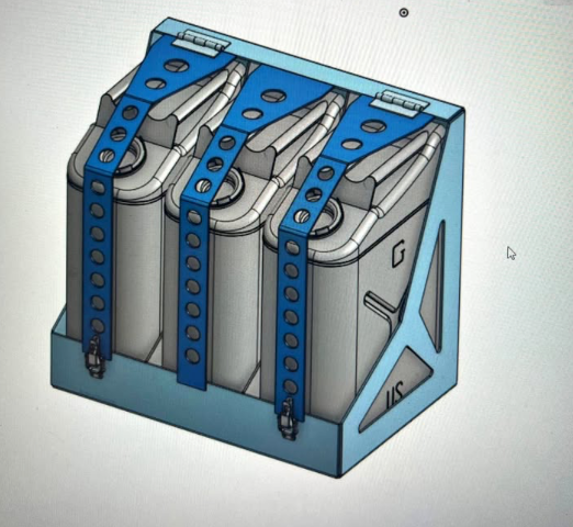 3 Jerry Can Mount image 0