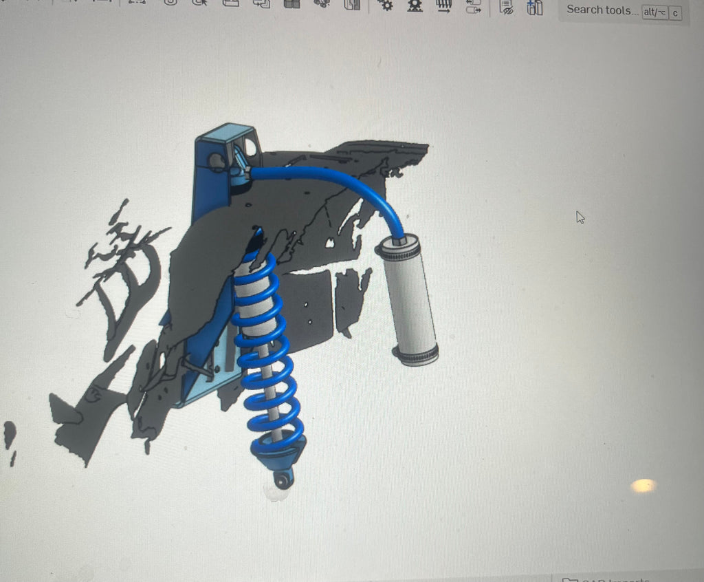 1980-1996 F250/F350 Long Travel Upper Coilover Conversion Mount