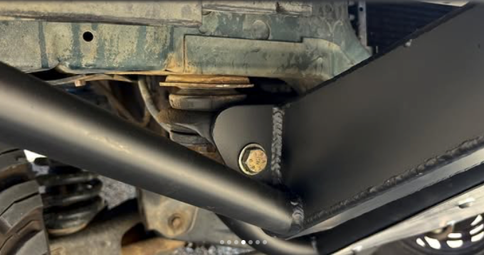 FORD GEN 1 EXPLORER FRONT BUMPER WITH POLISHED SKID PLATE