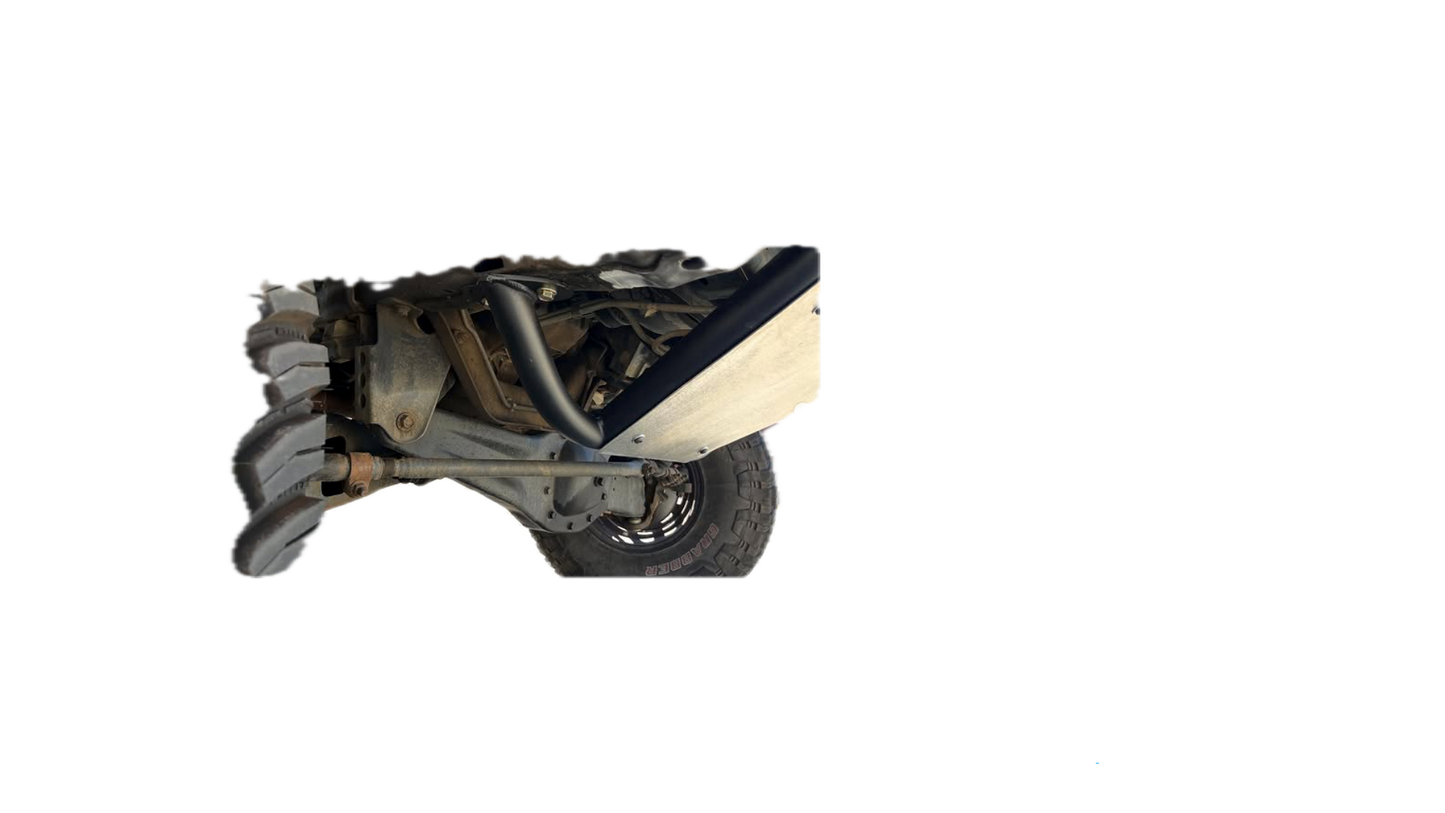 FORD GEN 1 EXPLORER FRONT BUMPER WITH POLISHED SKID PLATE